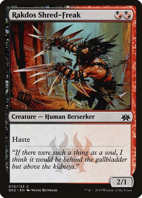 Rakdos Shred-Freak from RNA Guild Kit (Common)
