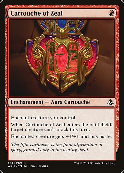 Cartouche of Zeal from Amonkhet (Common)
