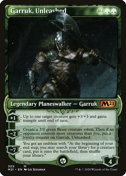 Garruk, Unleashed from Core Set 2021 (Mythic)