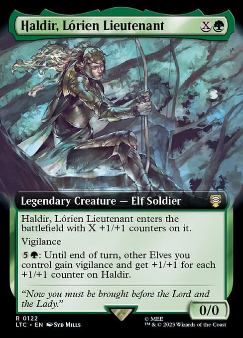 Haldir, Lórien Lieutenant from Tales of Middle-earth Commander (Rare)