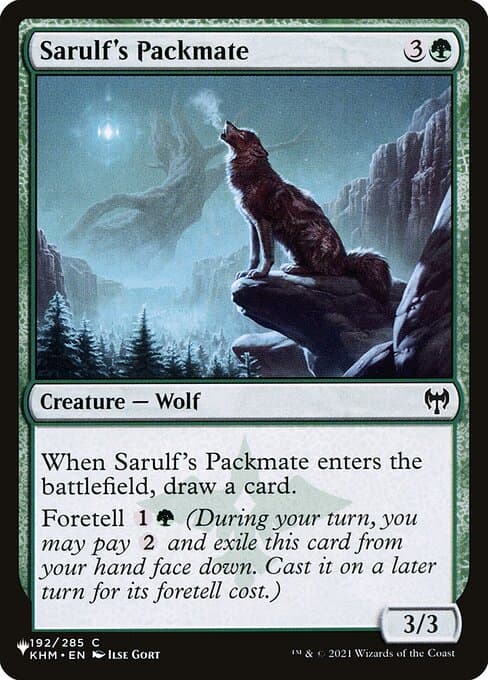 Sarulf's Packmate from The List (Common)
