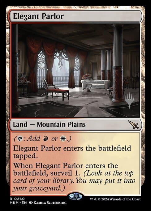 Elegant Parlor from Murders at Karlov Manor Promos (Rare)
