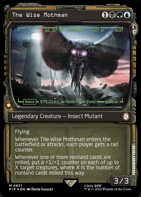 The Wise Mothman from Fallout (Mythic)