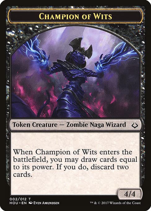 Champion of Wits from Hour of Devastation Tokens (Common)