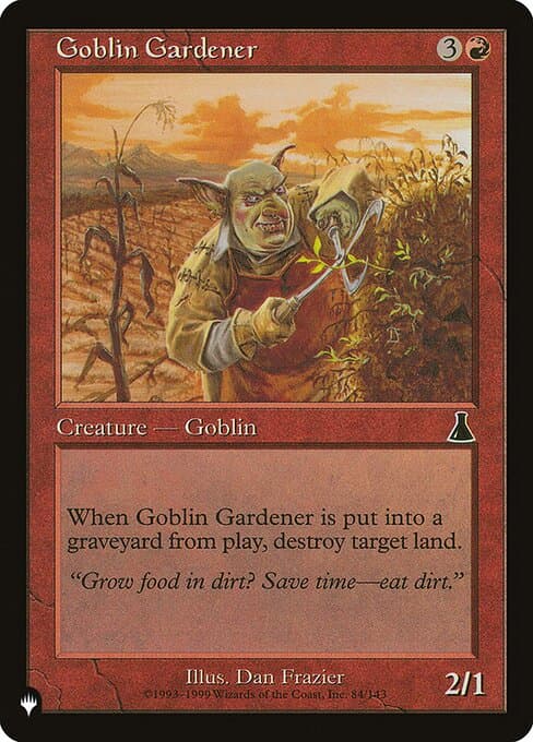 Goblin Gardener from The List (Common)