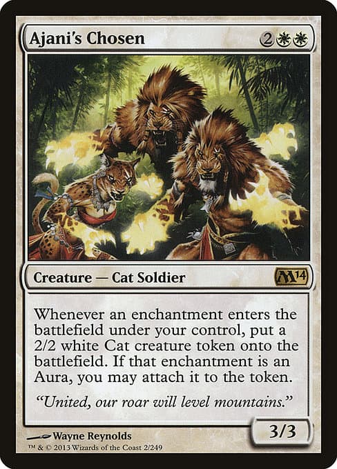 Ajani's Chosen from Magic 2014 (Rare)