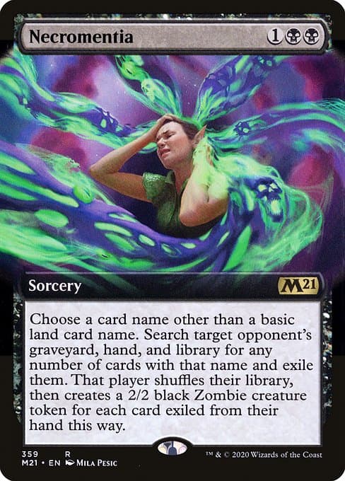 Necromentia from Core Set 2021 (Rare)