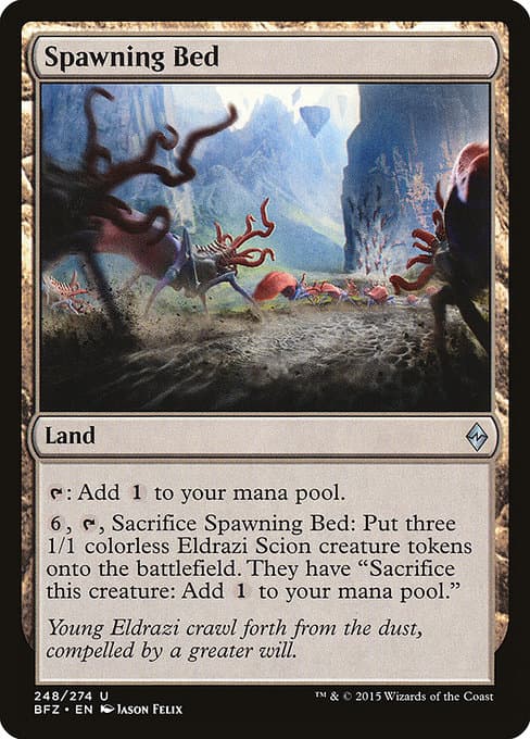 Spawning Bed from Battle for Zendikar (Uncommon)