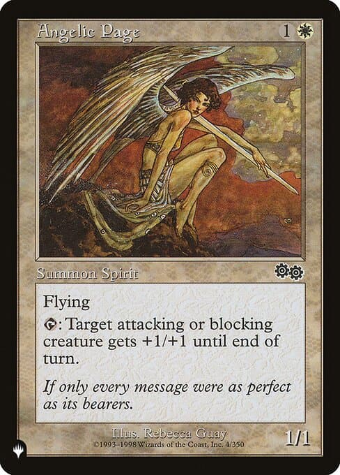 Angelic Page from The List (Common)