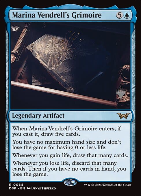 Marina Vendrell's Grimoire from Duskmourn: House of Horror Promos (Rare)