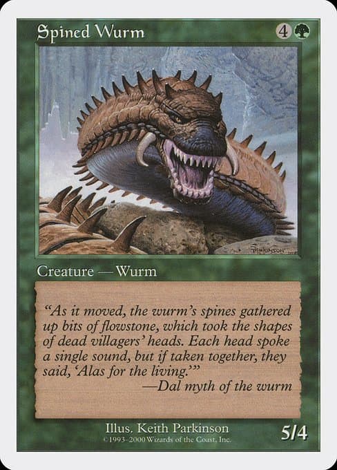 Spined Wurm (Common)