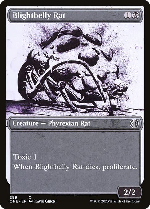 Blightbelly Rat from Phyrexia: All Will Be One (Common)