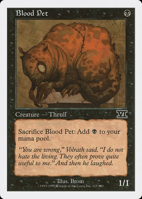 Blood Pet from Classic Sixth Edition (Common)