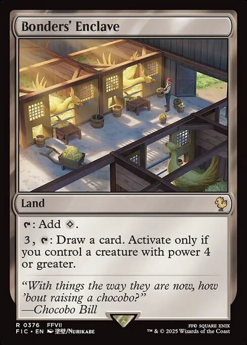 Bonders' Enclave from Final Fantasy Commander (Rare)