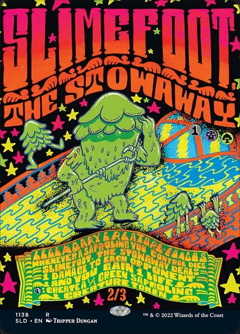 Slimefoot, the Stowaway from Secret Lair Drop (Rare)