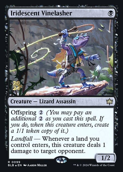 Iridescent Vinelasher from Bloomburrow Promos (Rare)