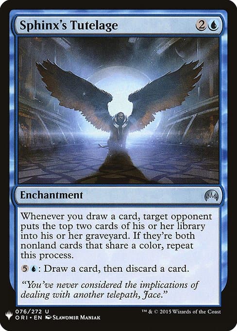 Sphinx's Tutelage from The List (Uncommon)