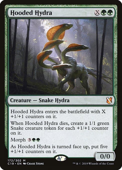 Hooded Hydra from Commander 2019 (Mythic)