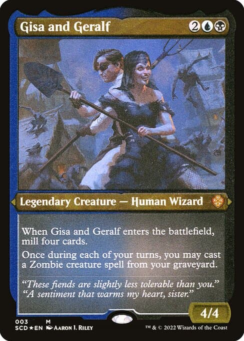 Gisa and Geralf from Starter Commander Decks (Mythic)