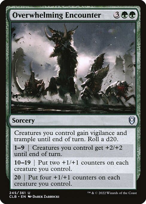 Overwhelming Encounter from Commander Legends: Battle for Baldur's Gate (Uncommon)