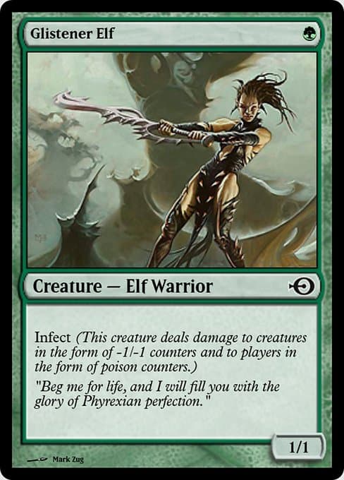 Glistener Elf from Magic Online Promos (Common)