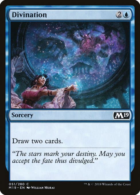 Divination from Core Set 2019 (Common)