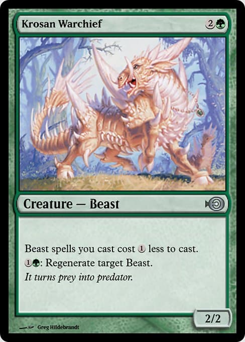 Krosan Warchief from Magic Online Promos (Uncommon)