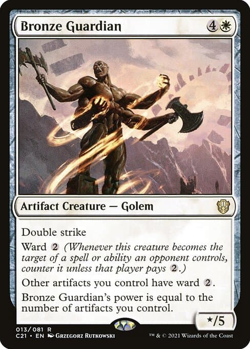 Bronze Guardian from Commander 2021 (Rare)