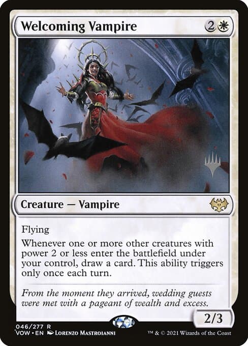 Welcoming Vampire from Innistrad: Crimson Vow Promos (Rare)