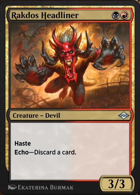Rakdos Headliner from Jumpstart: Historic Horizons (Uncommon)