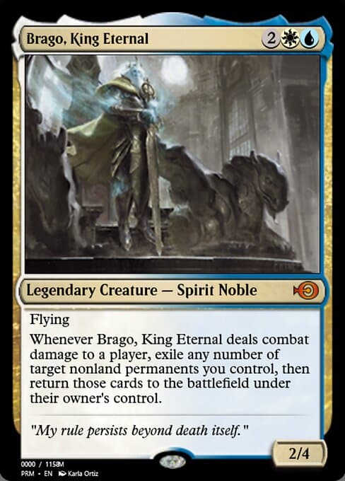 Brago, King Eternal from Magic Online Promos (Mythic)