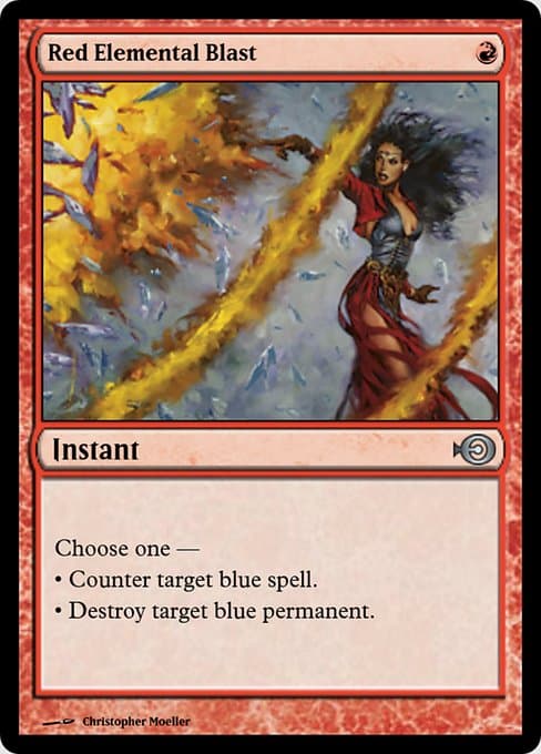 Red Elemental Blast from Magic Online Promos (Uncommon)