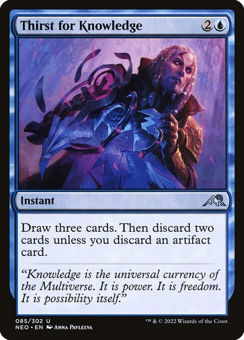 Thirst for Knowledge from Kamigawa: Neon Dynasty (Uncommon)