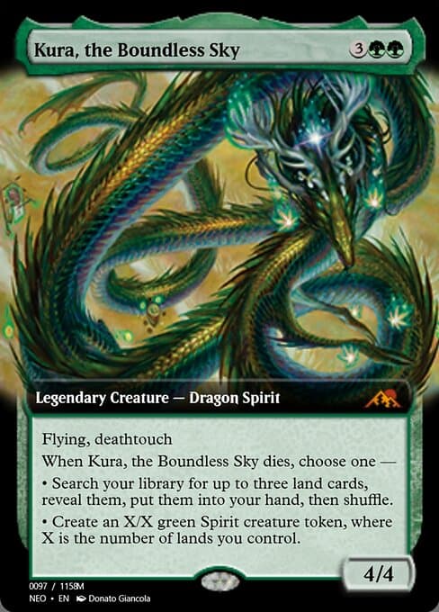 Kura, the Boundless Sky from Magic Online Promos (Mythic)