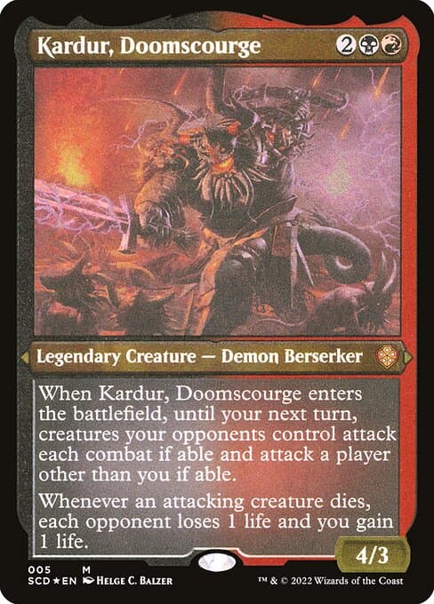 Kardur, Doomscourge from Starter Commander Decks (Mythic)