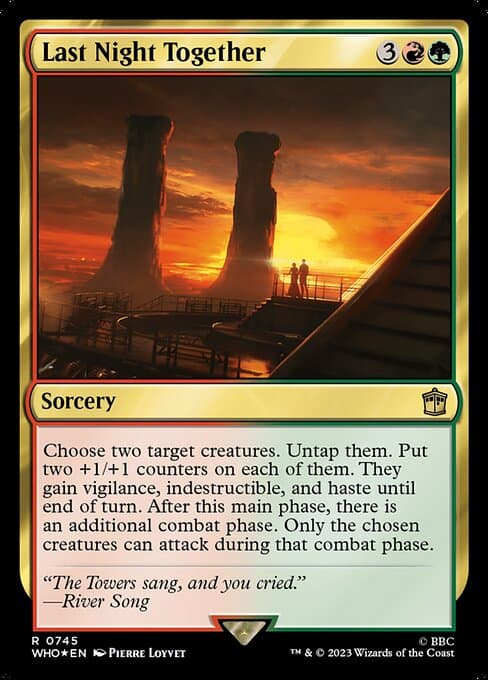 Last Night Together from Doctor Who (Rare)