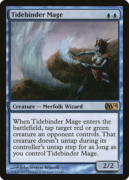 Tidebinder Mage from Magic 2014 (Rare)