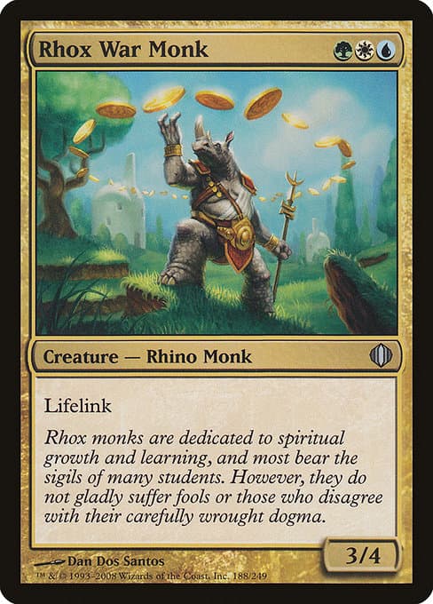 Rhox War Monk from Shards of Alara (Uncommon)