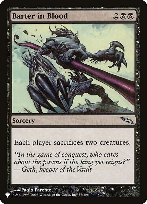 Barter in Blood from The List (Uncommon)