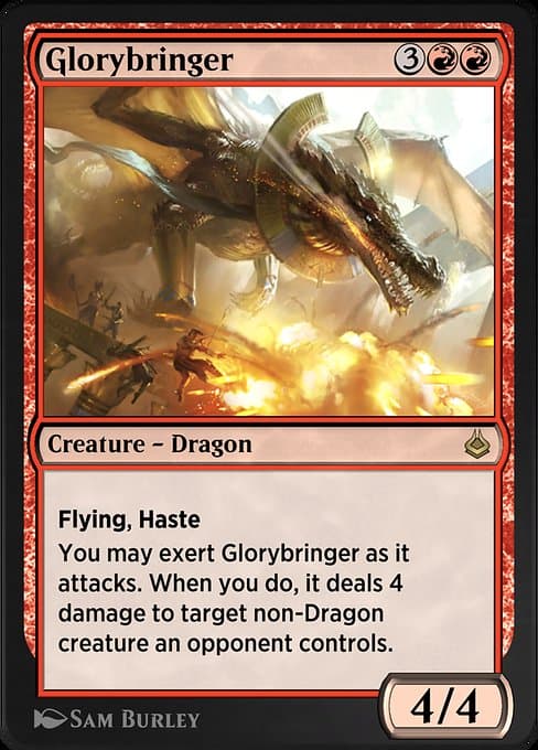 Glorybringer from Amonkhet Remastered (Rare)