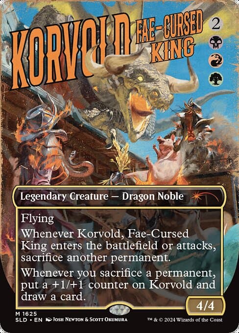 Korvold, Fae-Cursed King from Secret Lair Drop (Mythic)