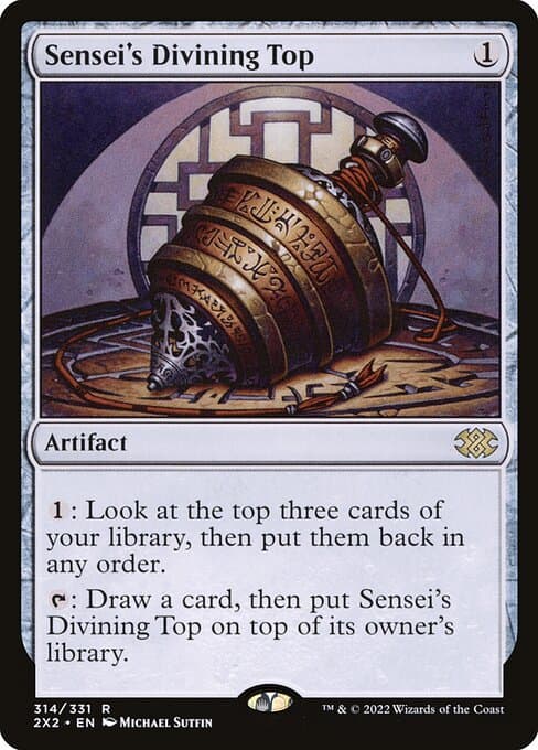 Sensei's Divining Top from Double Masters 2022 (Rare)
