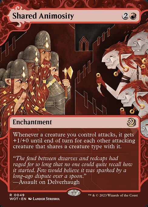 Shared Animosity from Wilds of Eldraine: Enchanting Tales (Rare)