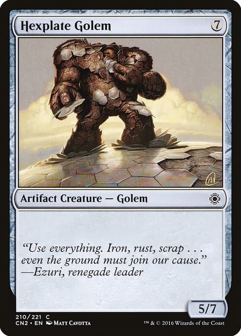 Hexplate Golem from Conspiracy: Take the Crown (Common)