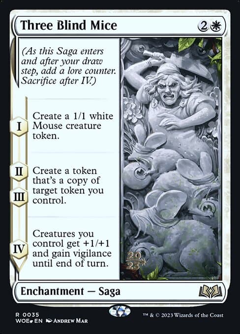 Three Blind Mice from Wilds of Eldraine Promos (Rare)