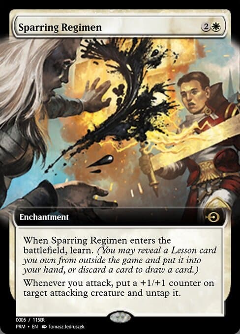 Sparring Regimen from Magic Online Promos (Rare)