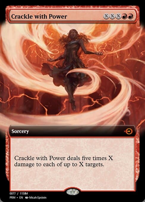 Crackle with Power from Magic Online Promos (Mythic)