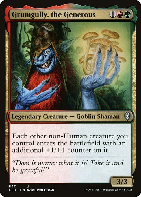 Grumgully, the Generous from Commander Legends: Battle for Baldur's Gate (Uncommon)