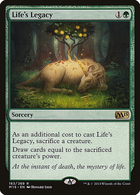 Life's Legacy from Magic 2015 (Rare)