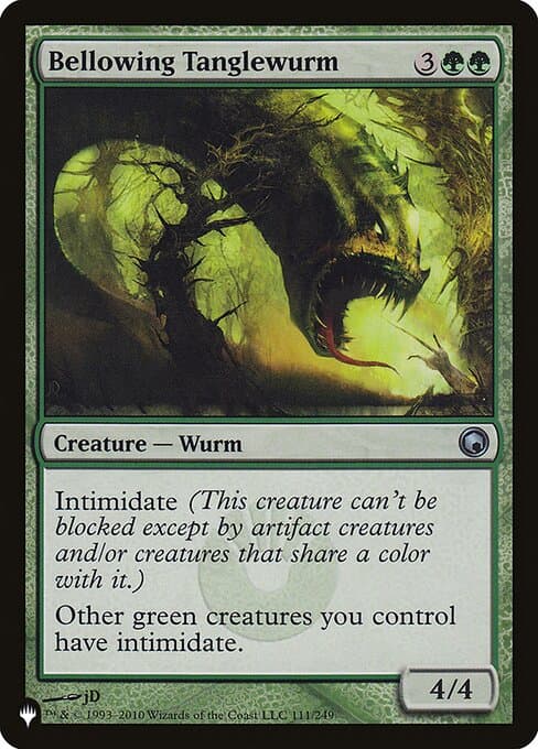 Bellowing Tanglewurm from The List (Uncommon)